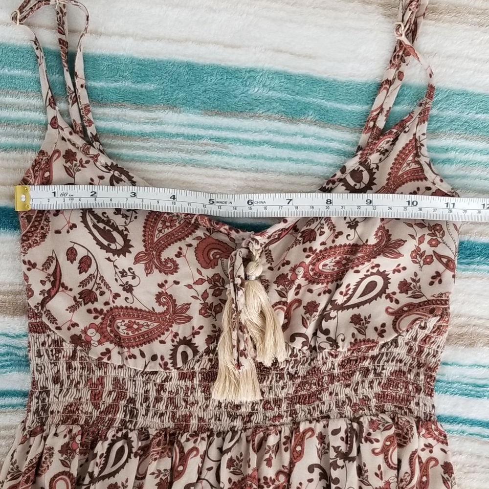 Vine and Valley v-neck spaghetti strap high low dress size Medium - Picture 8 of 10